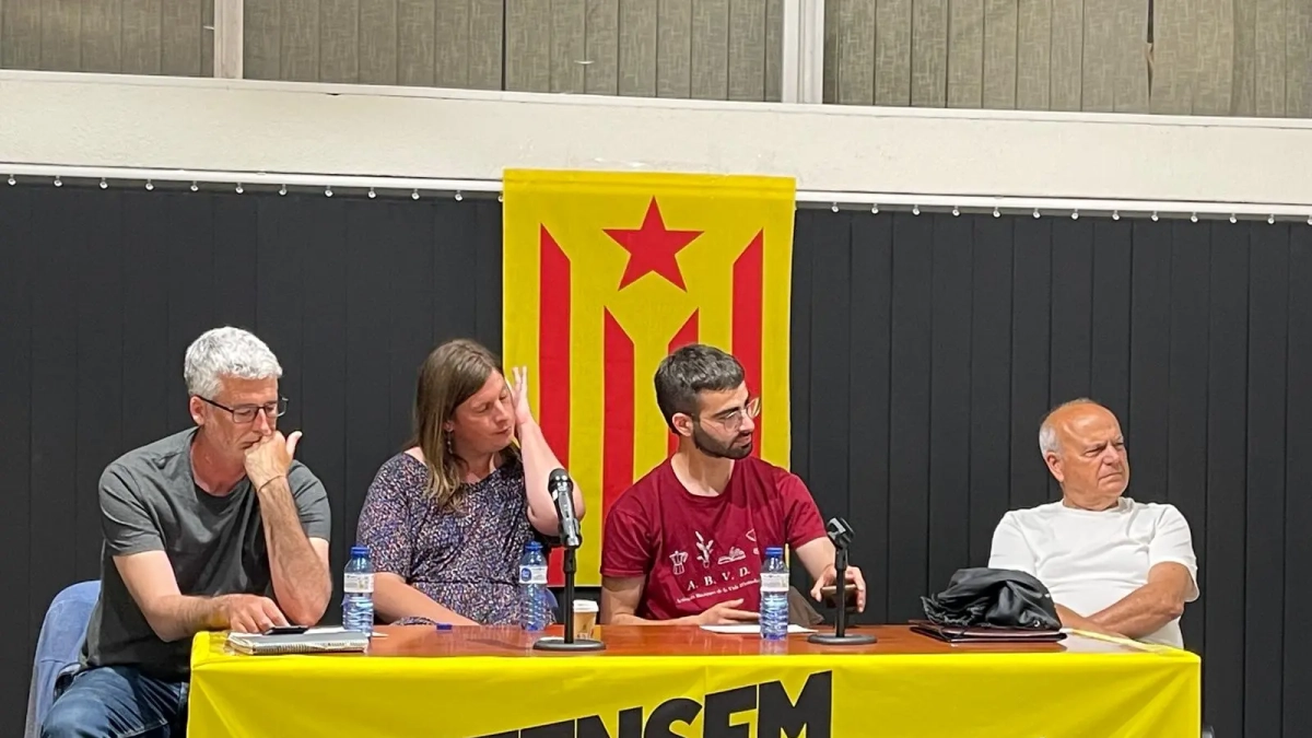 Acte final de campanya de la CUP a Flix.