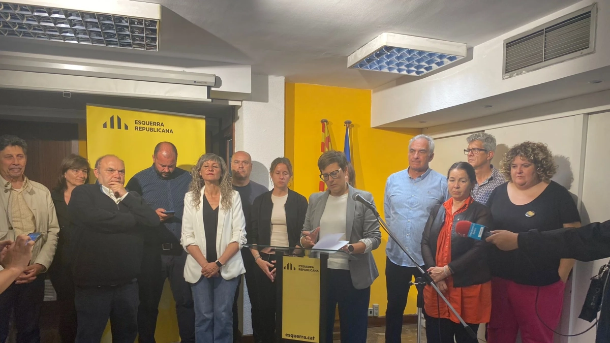Ester Alberich, presidenta regional en el Campo de Tarragona hizo la primera valoración de los comicios