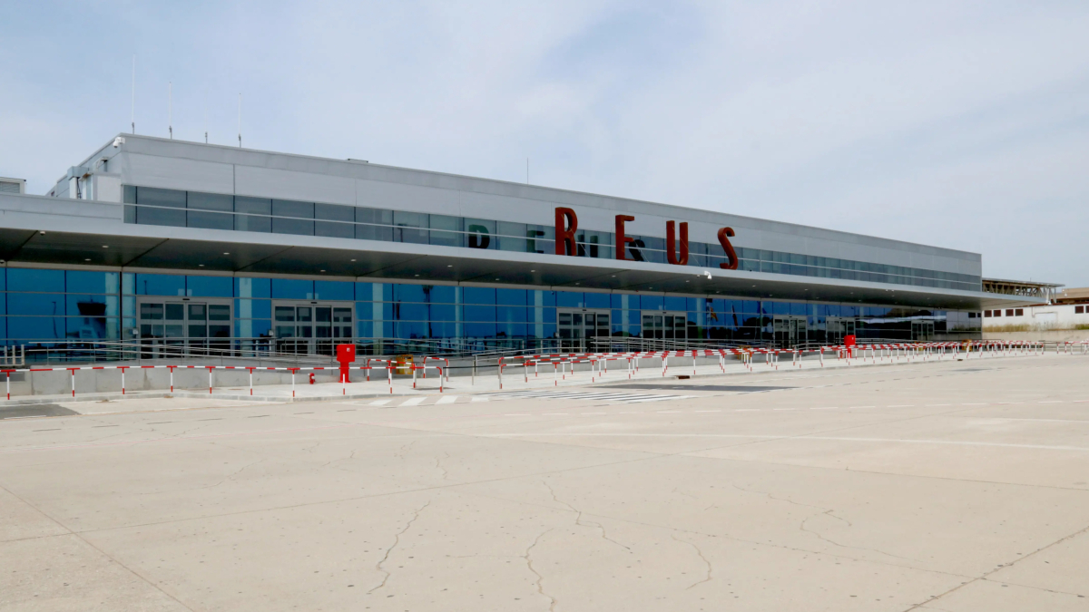 Plataforma de l'Aeroport de Reus.