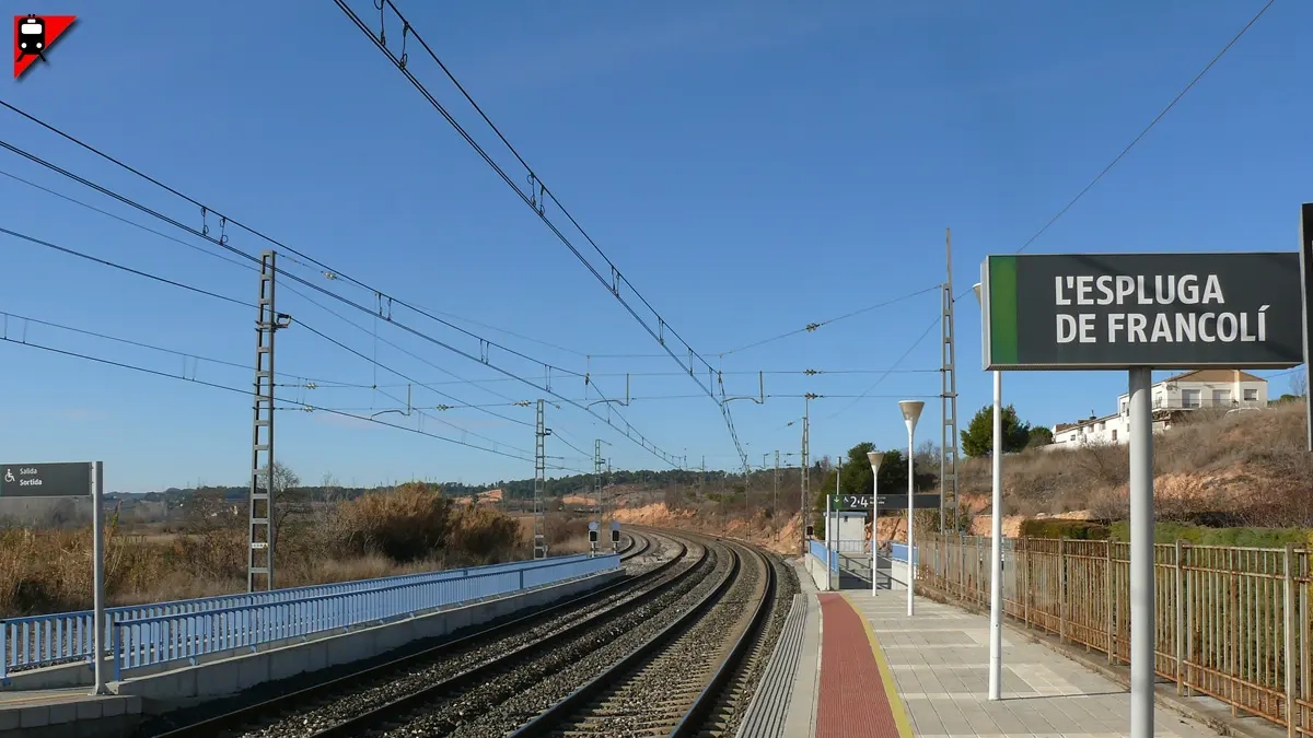 Estació de l'Espluga de Francolí.