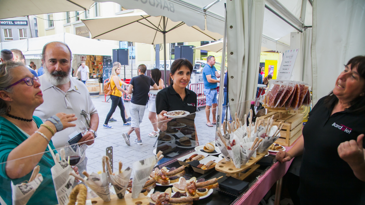 Imagen de una edición anterior de la Feria del Vino de Tarragona.