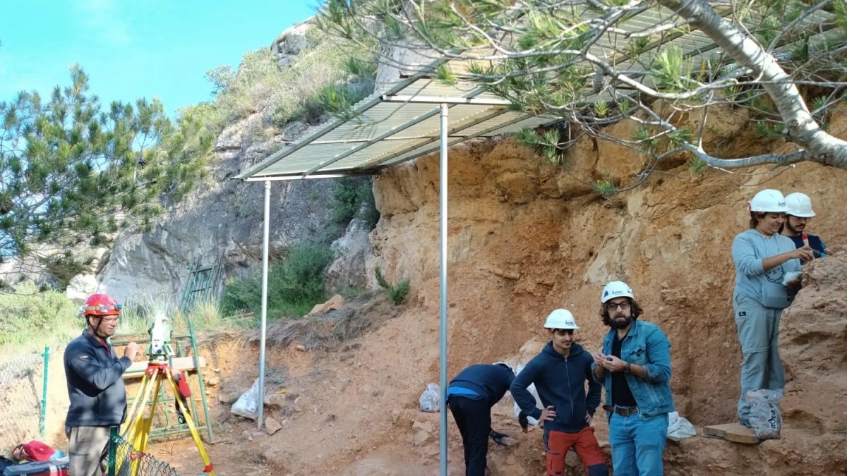 Treballs a La Cansaladeta, a la Riba.
