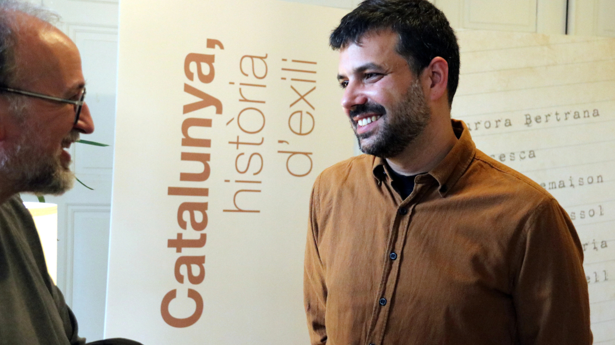 Ruben Wagensberg, en un acte de la campanya d'ERC pel 12-M a Suïssa