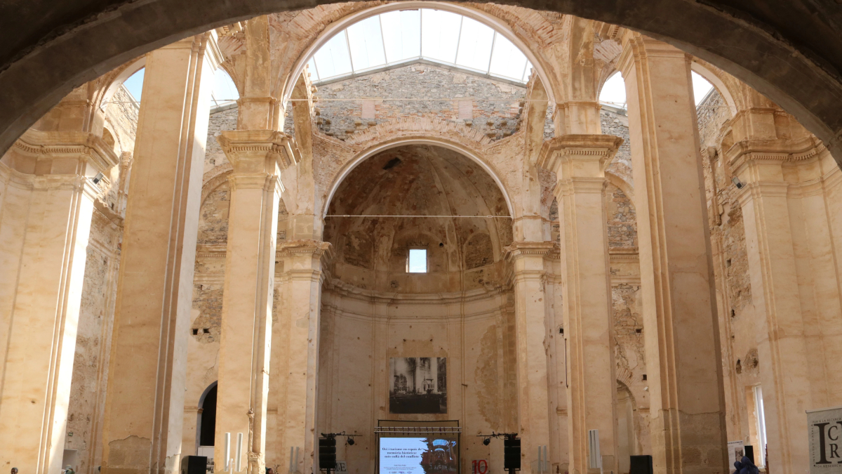 L'església del Poble Vell de Corbera d'Ebre ha acollit el gruix principal del programa de les I Jornades 'Memòria, història pública i turisme'