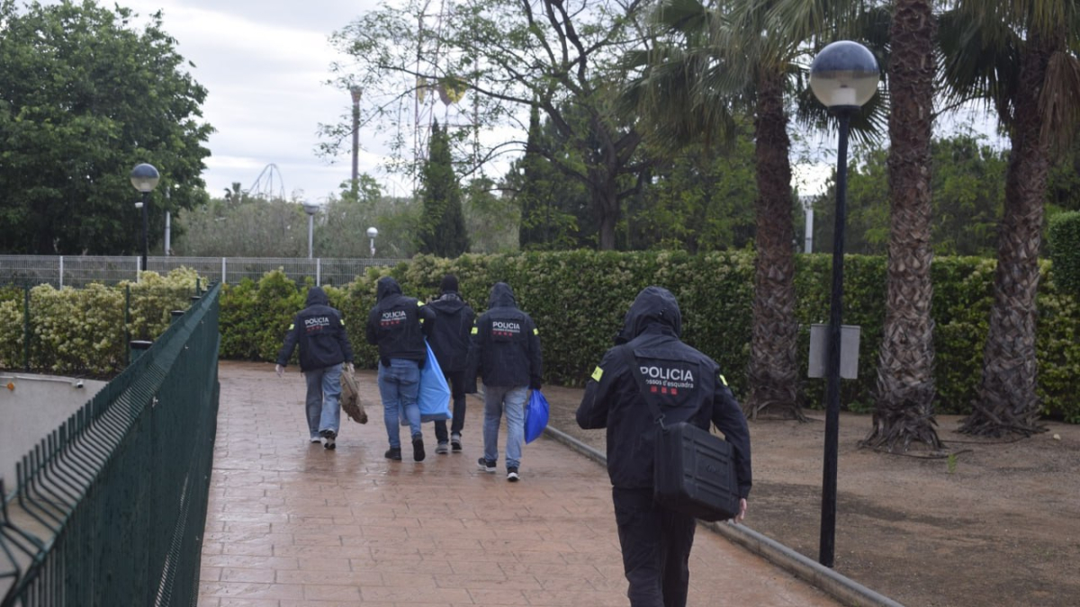 Imatge de l'operatiu dels Mossos