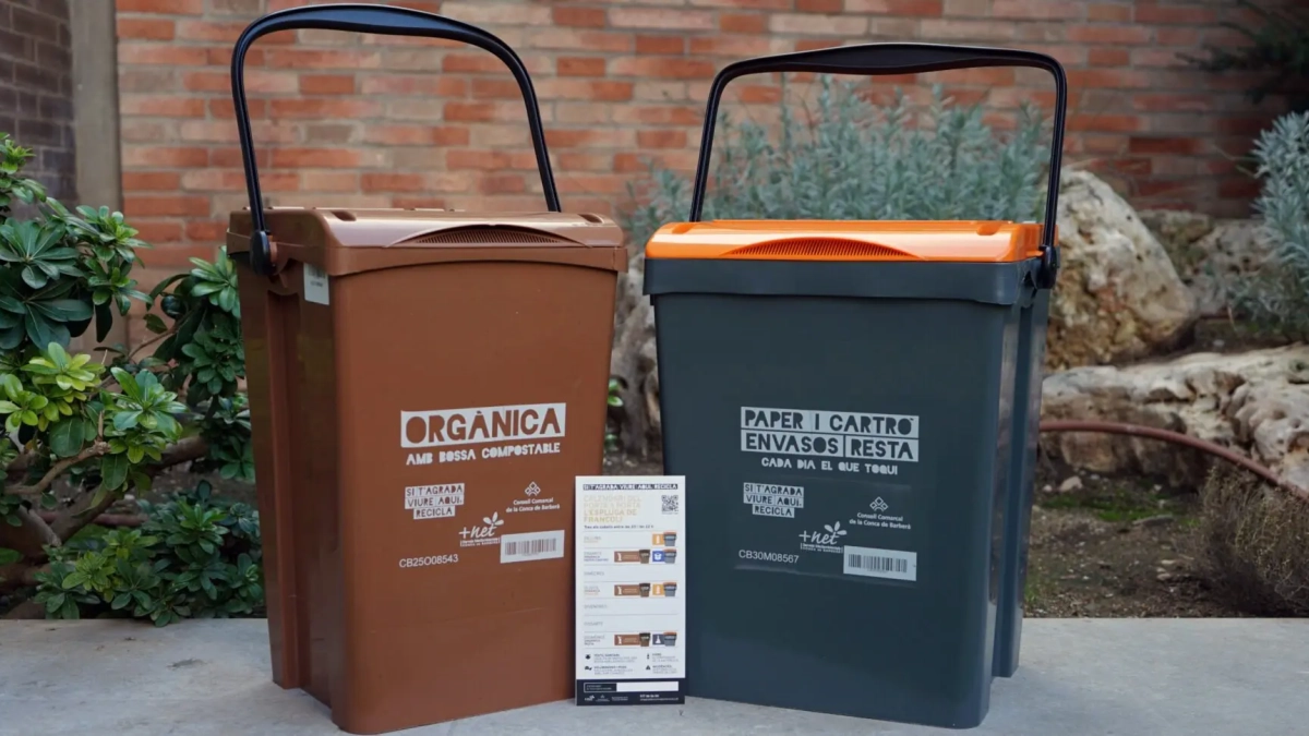 Dos cubells pel porta a porta repartits a la Conca de Barberà.