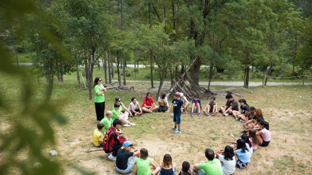 Imagen de las actividades becadas por la Fundació Pere Tarrés del verano del 2023.