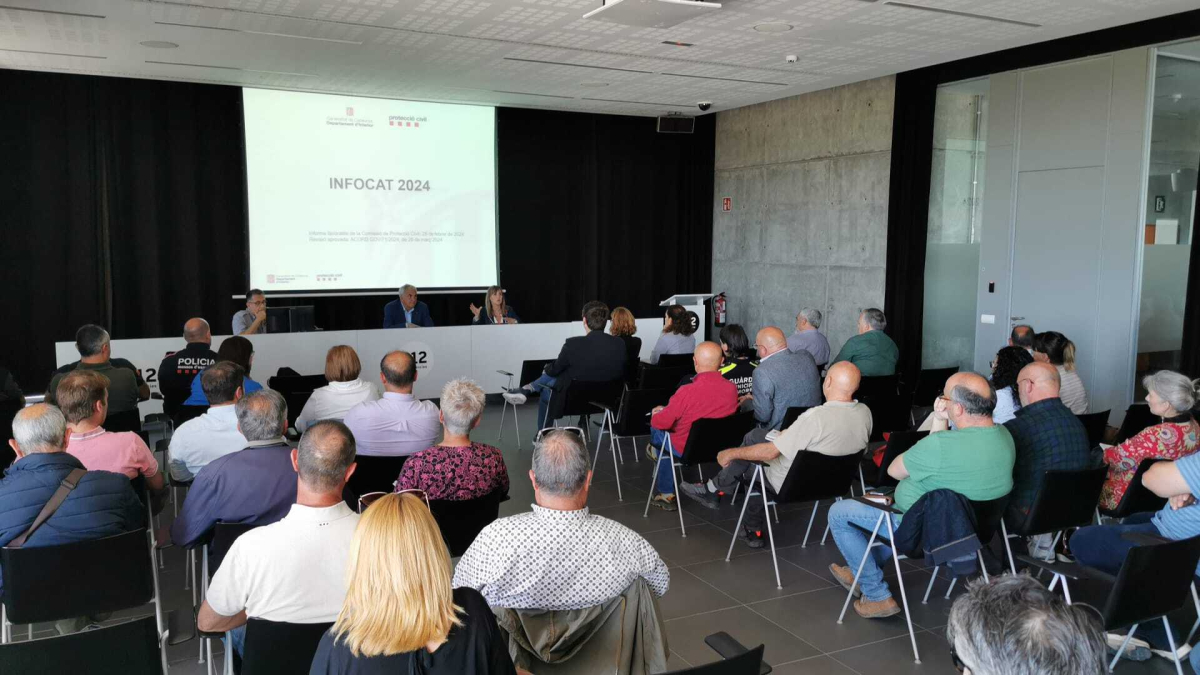 Primera reunió informativa per donar a conèixer les novetats de l’INFOCAT, el passat 8 de maig