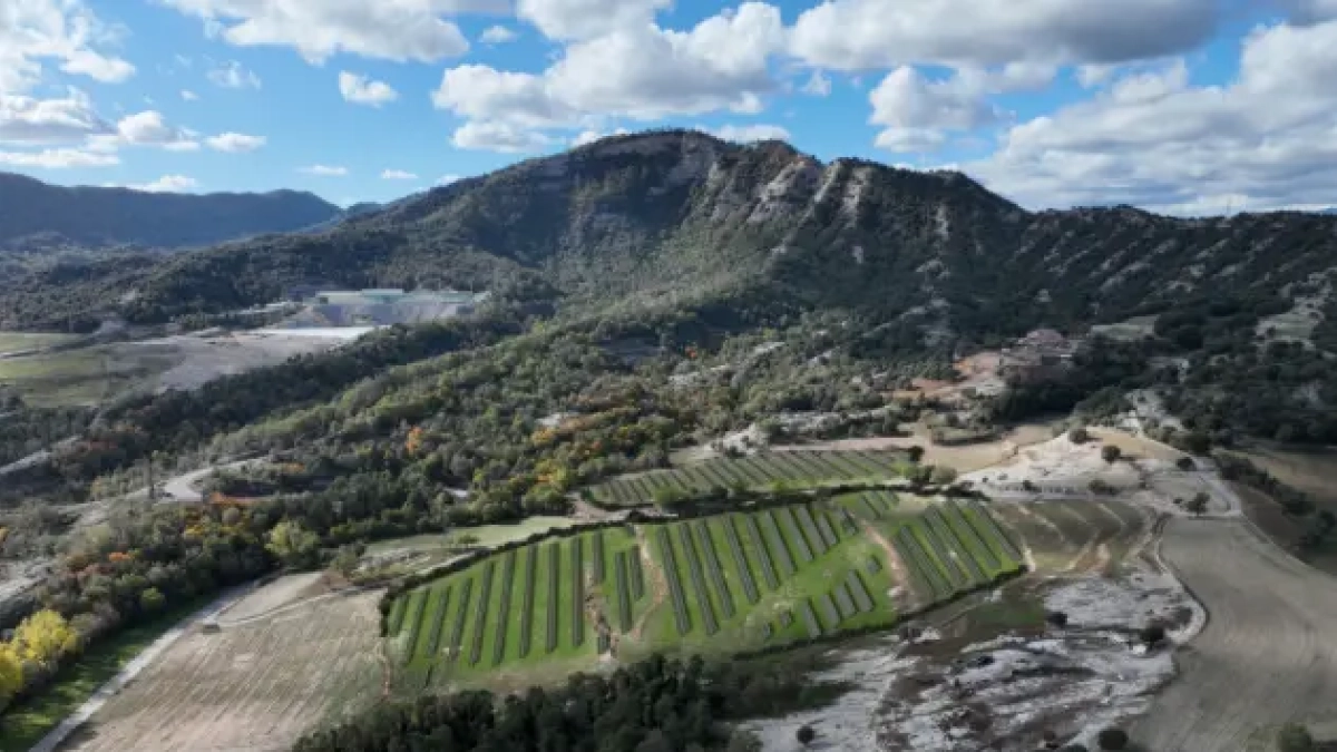 Imagen de una simulación a escala de un futuro parco de Estabanell ubicado en Cataluña.