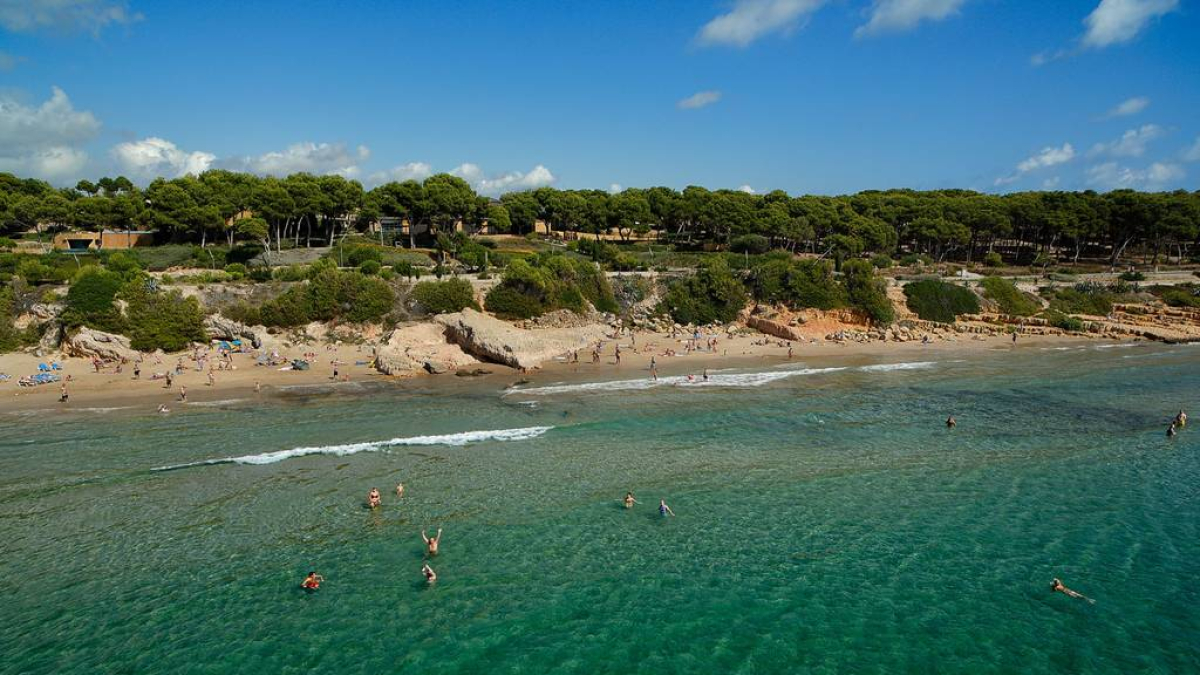 Imagen de la playa de La Pedrera de Salou.