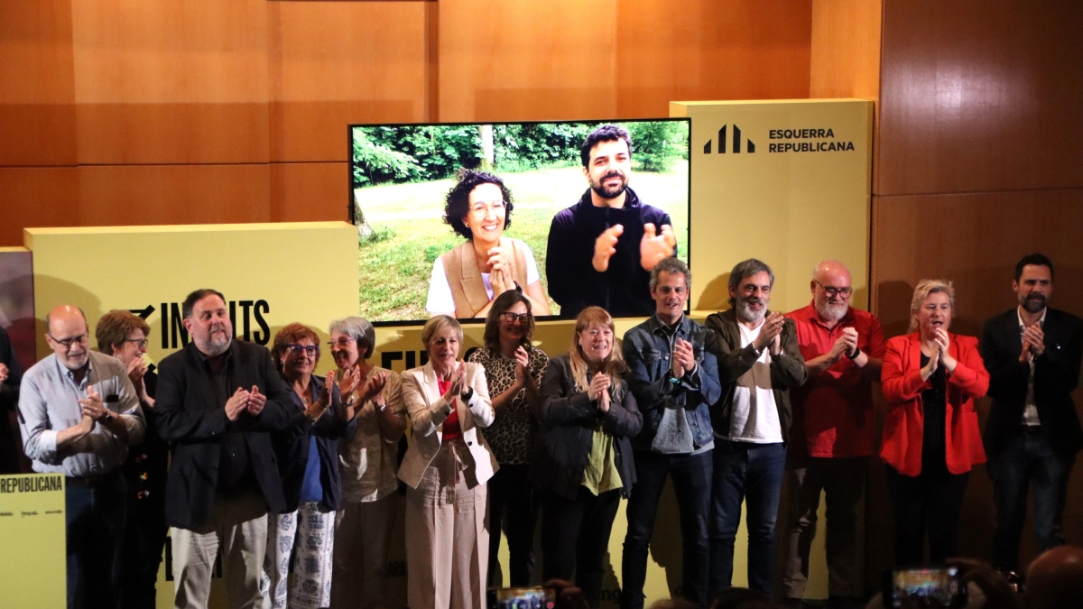 Acte d'ERC a Vic en el marc de la campanya de les eleccions europees