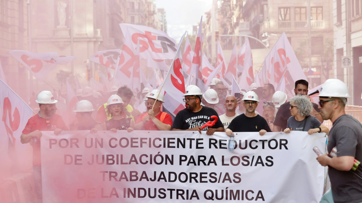 Imatge de la manifestació d'aquest dissabte