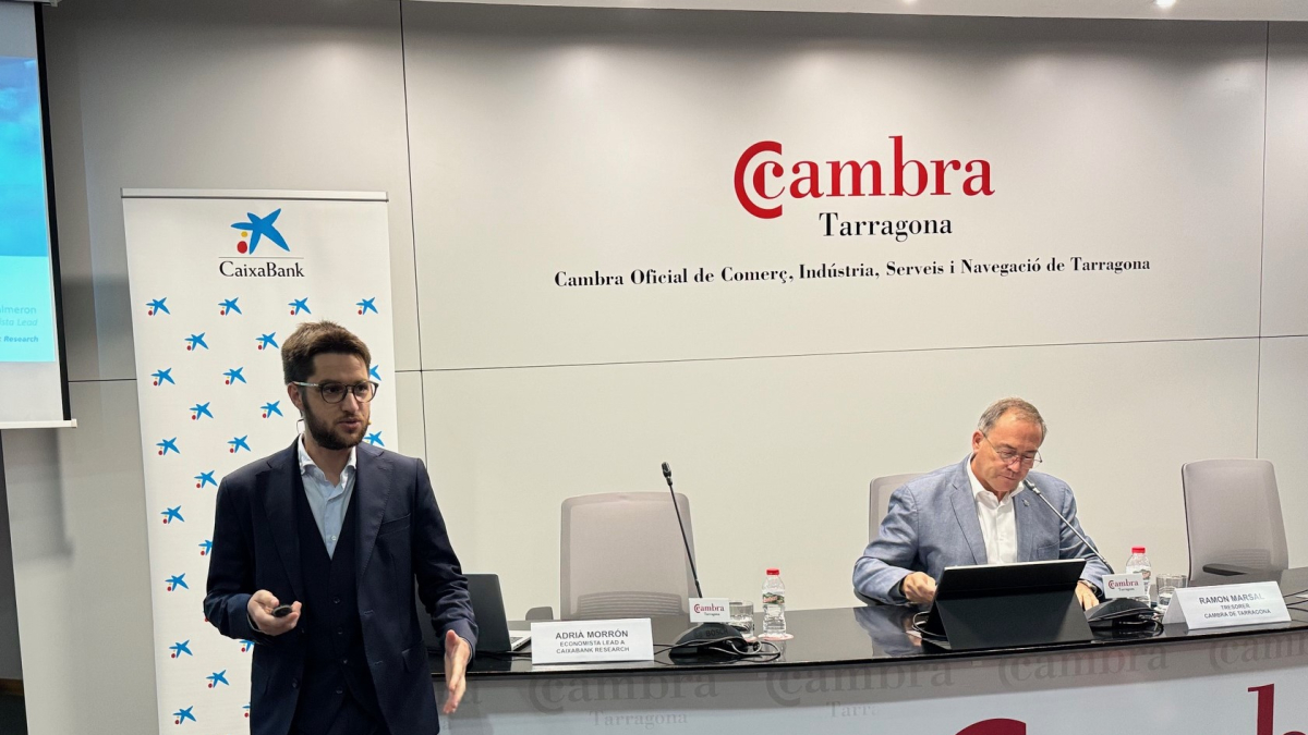 El economista Adrià Morrón durante su intervención al Buen día