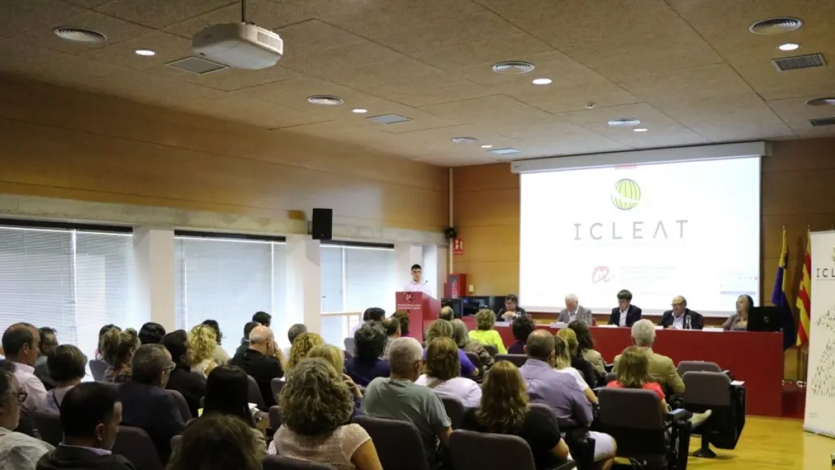 Presentación del ICLEAT en el Aula Magna del campus Vila-seca de la URV el pasado 12 de junio.