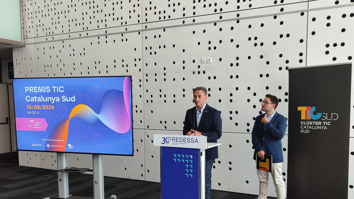 Imatge de l’acte de presentació dels Premis TIC Catalunya Sud.