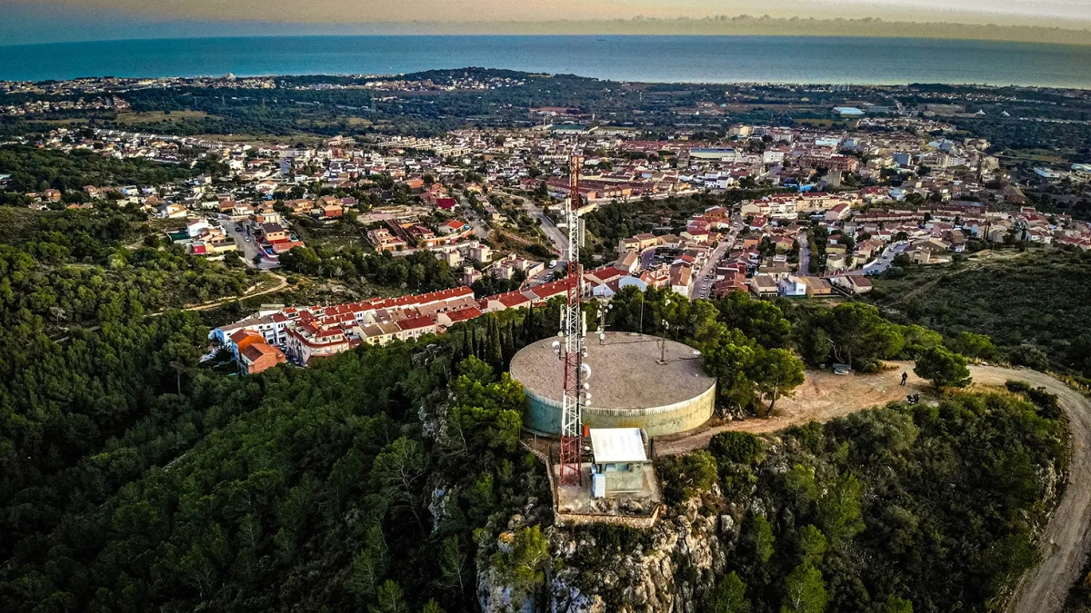 Imagen aérea de Roda de Berà.