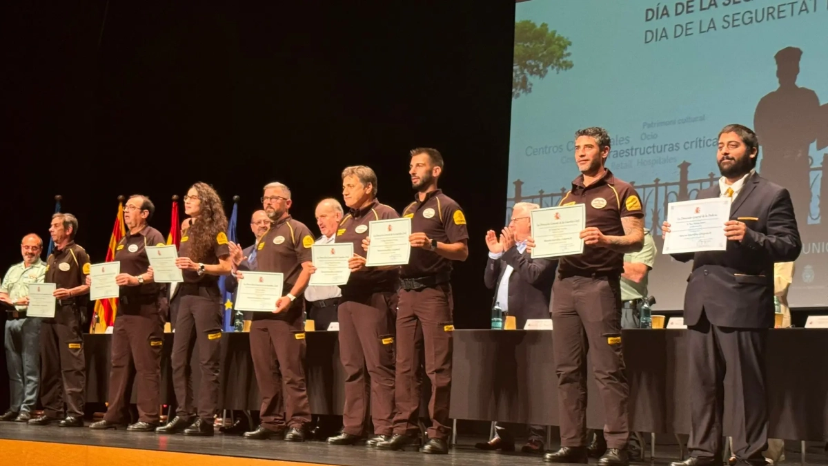 Algunos de los reconocidos a la jornada.