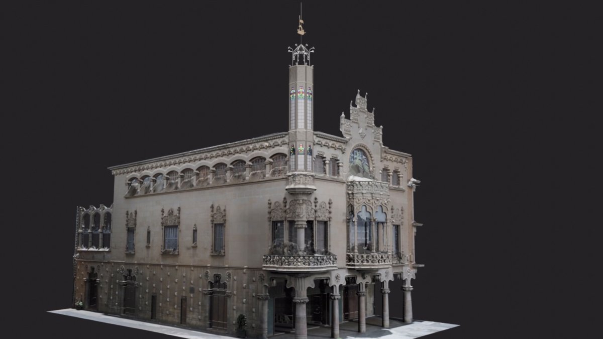 Així quedarà la Casa Navàs després de la reconstrucció de la torratxa.