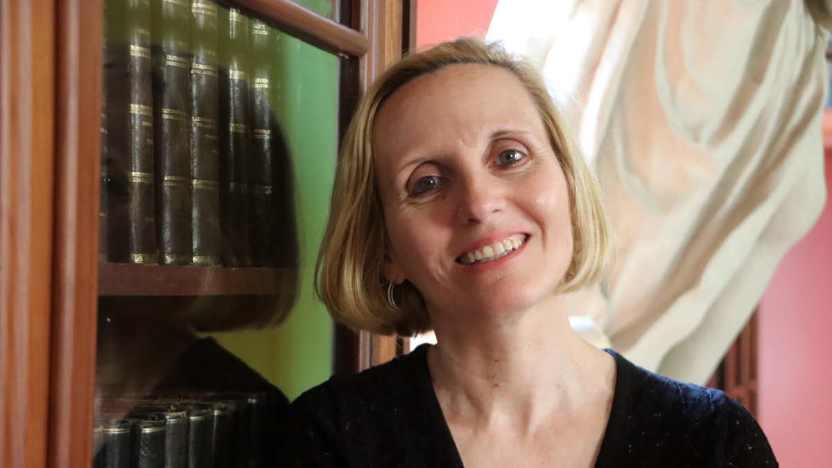 L'escriptora i guanyadora del 53è Premi Crexells, Mònica Batet.