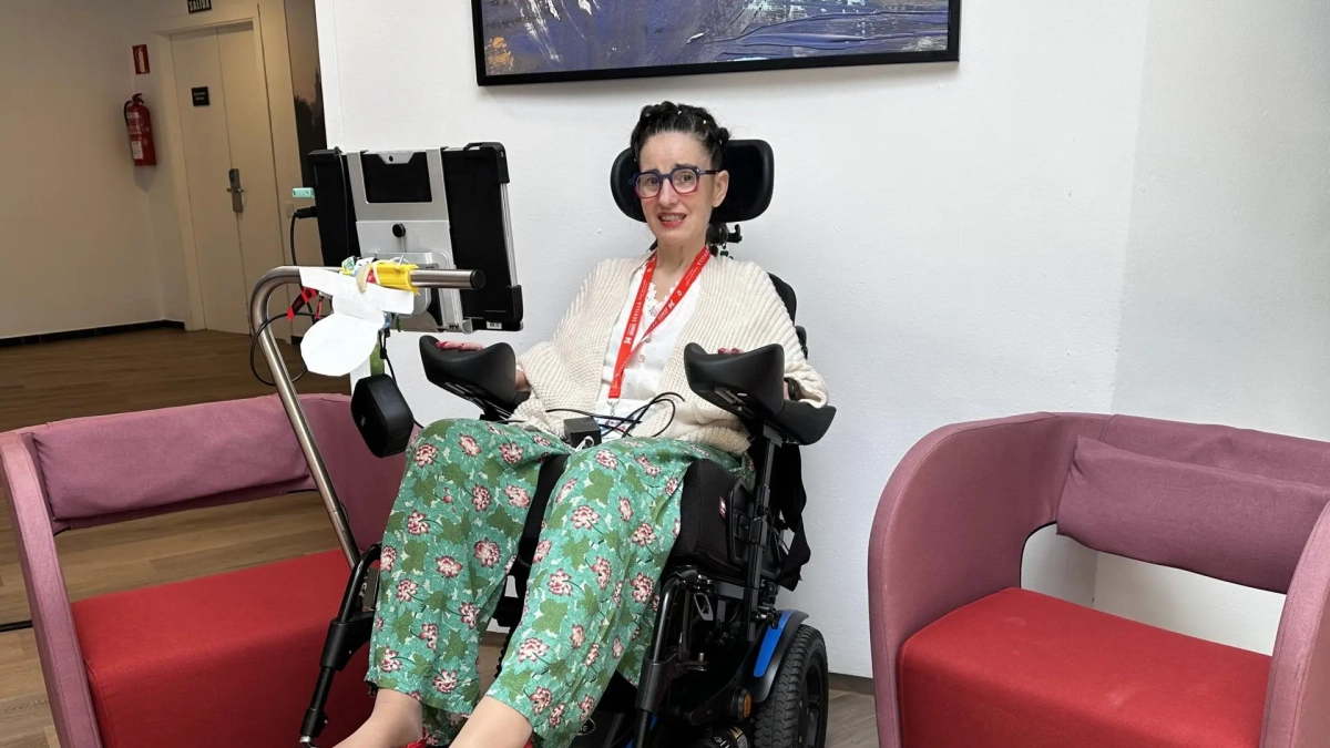 Imagen de Raquel Estúñiga, paciente de ELA