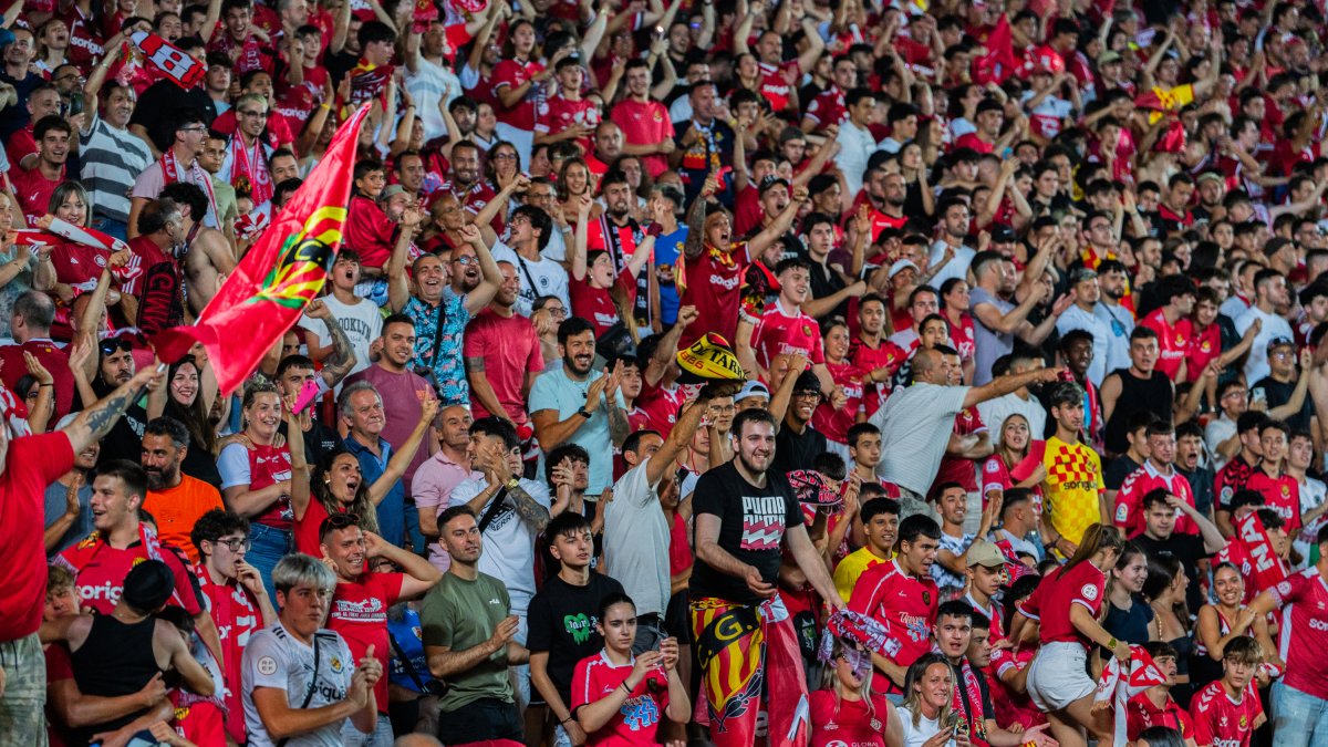 Imatge de l'afició del Nàstic.
