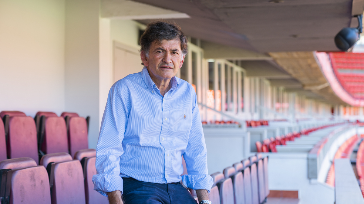 Josep Maria Andreu en el Nou Estadi Costa Daurada.