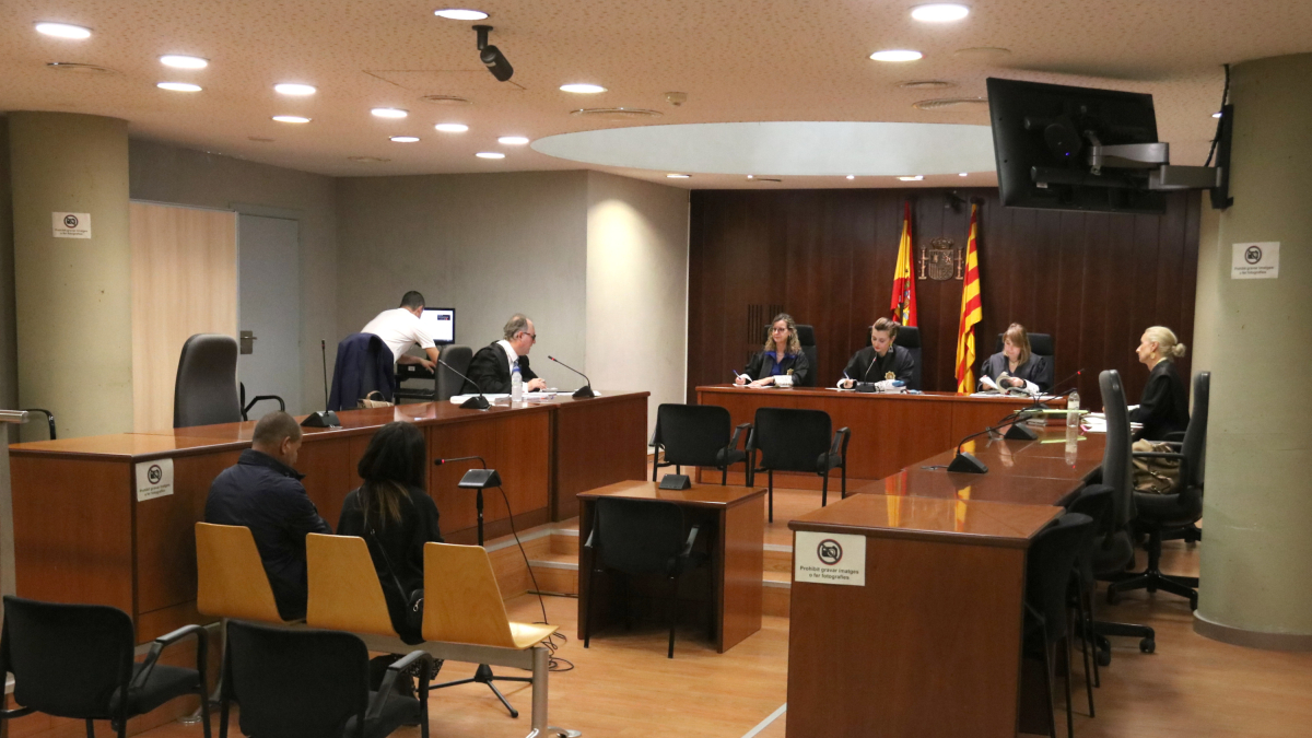 Un momento del juicio de este jueves en la Audiencia de Lleida.