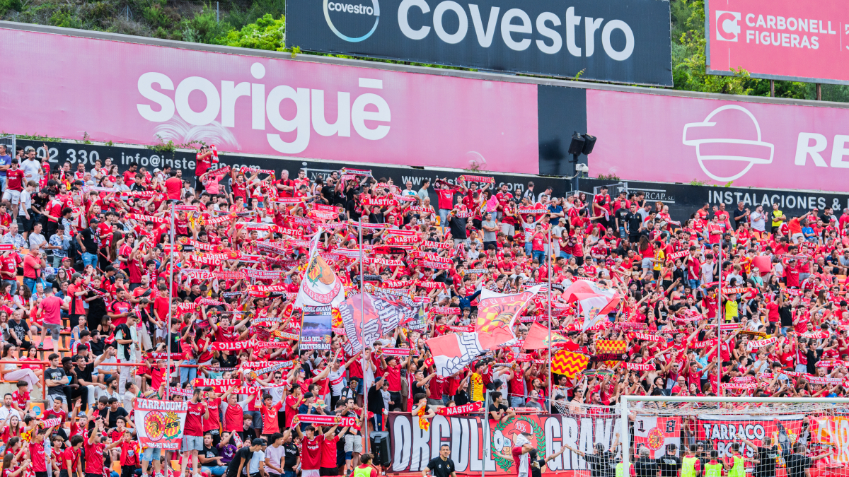 Imatge de l'afició del Nàstic.