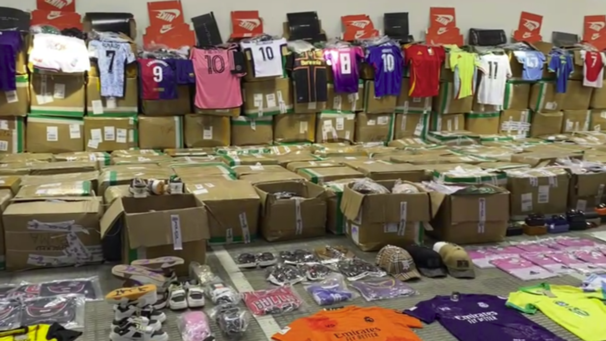 Productes falsificats Policia Nacional