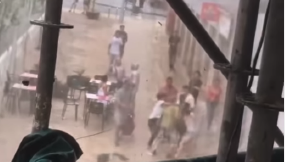 Imatge difosa per xarxes socials de la baralla al carrer Orosi
