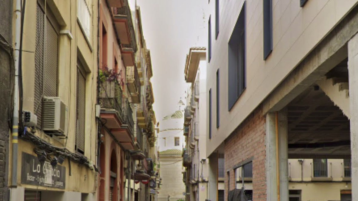 Imatge del carrer de l'Hospital de Reus.