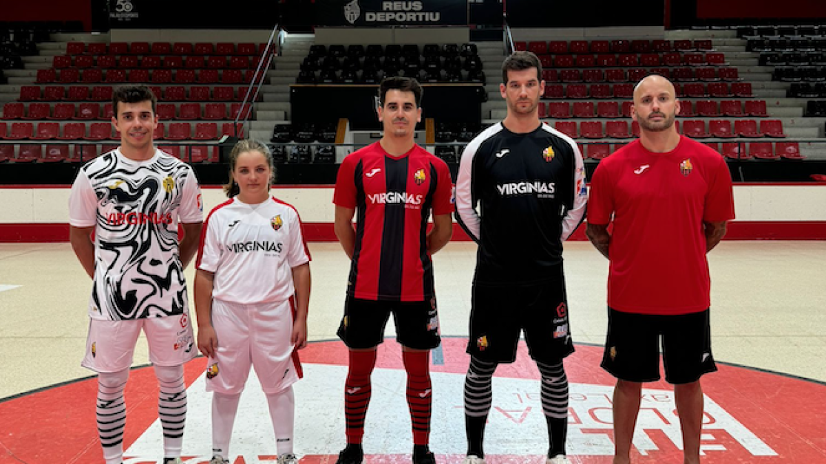 Les equipacions del Reus Deportiu.