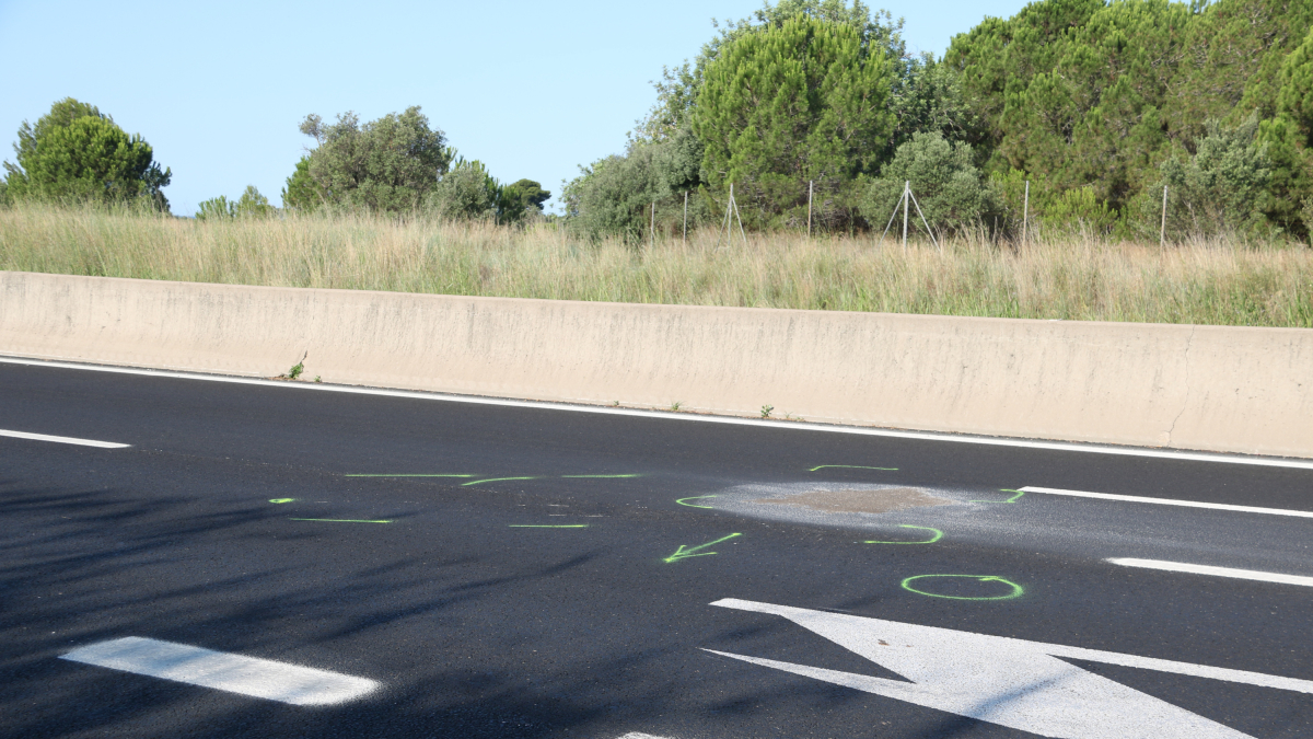 Punt de la carretera C-14 a Salou on ha tingut lloc l'accident mortal.