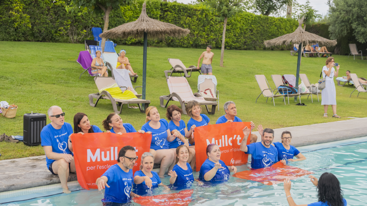 El Coro Ciudad de Reus, durante su interpretación en el marco del ‘Mulla't'