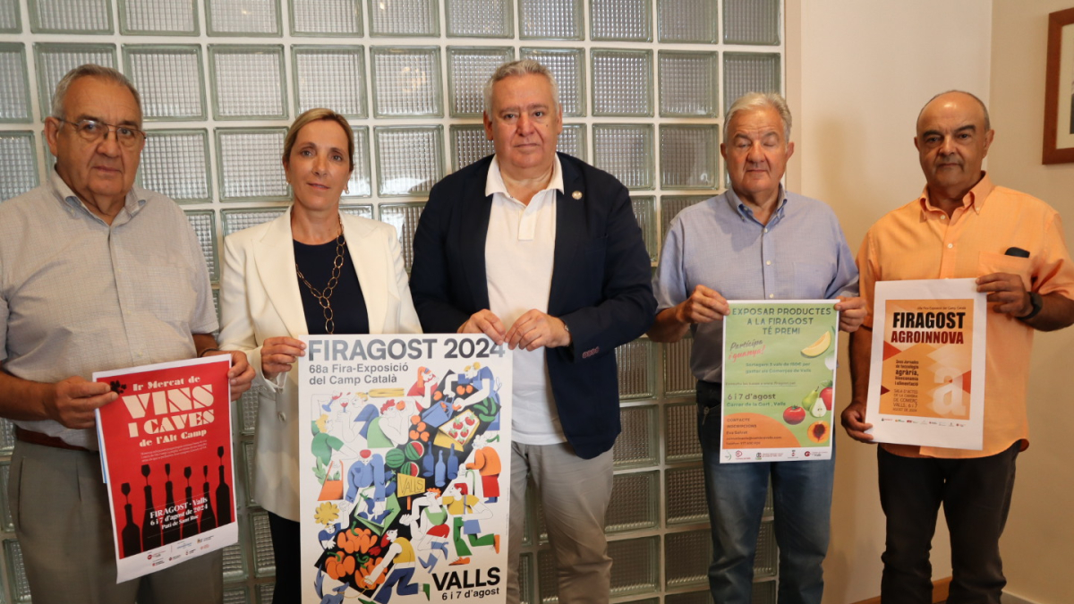 Fotografia de la presentació oficial de la Fira a la Cambra de Comerç de Valls.