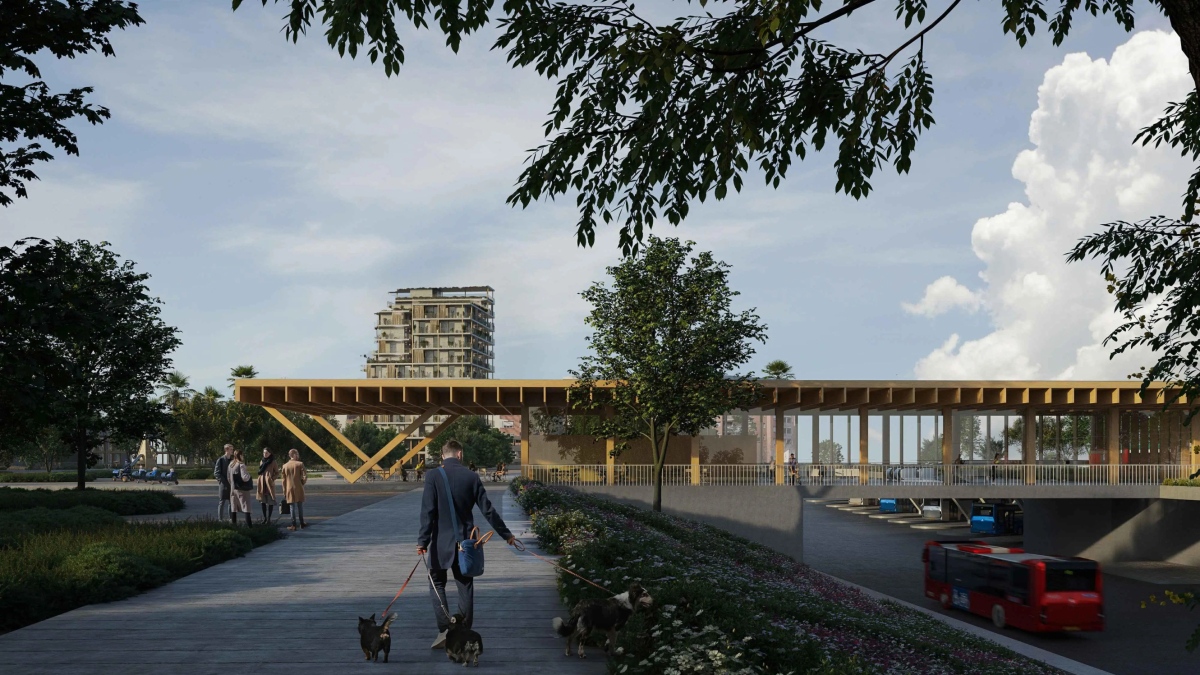 Imagen virtual de la transformación del Carrilet de Reus.