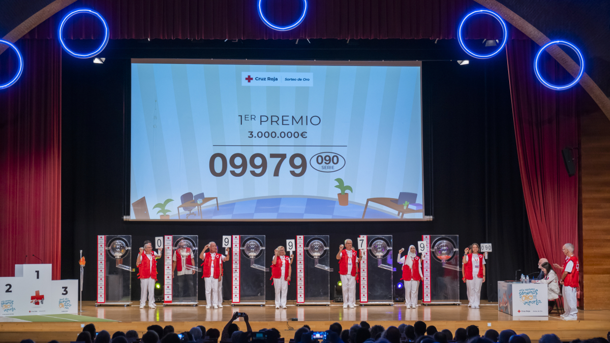 El Palau Firal i de Congressos va acollir el Sorteig d’Or de la Creu Roja, que va aplegar centenars de persones.