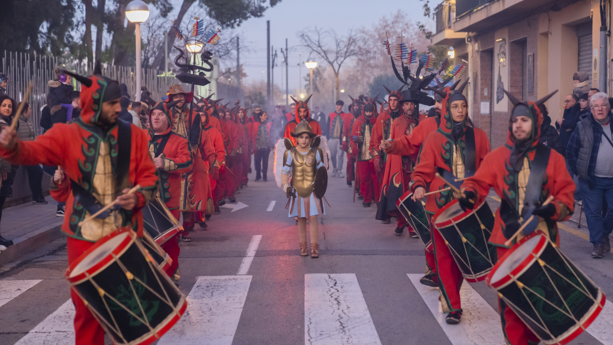 Los Diables de Vila-seca en una actuación reciente.