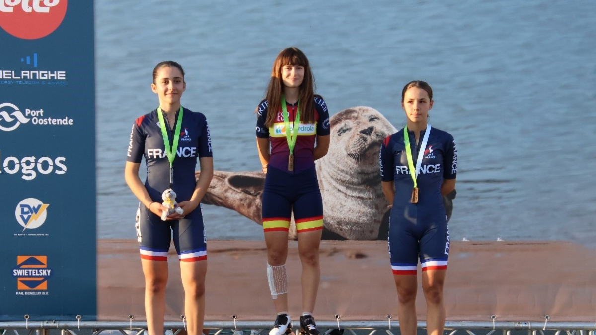 La patinadora tarraconense, Carla Plana, acumula dos medallas de oro en el Campeonato de Europa 2024.