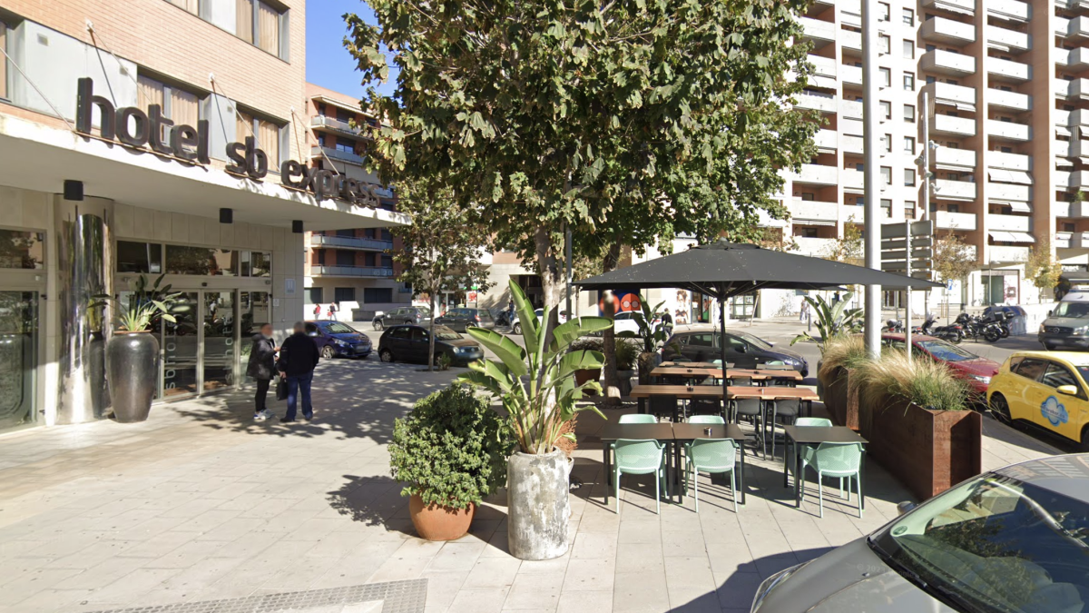 Imagen de la terraza.