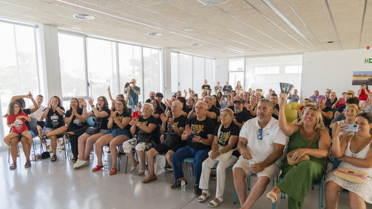 Los vecinos de la Canonja durante el combate de García Torné
