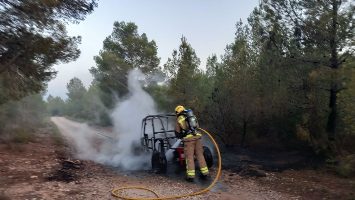 Imagen del 'boogie' calcinado.