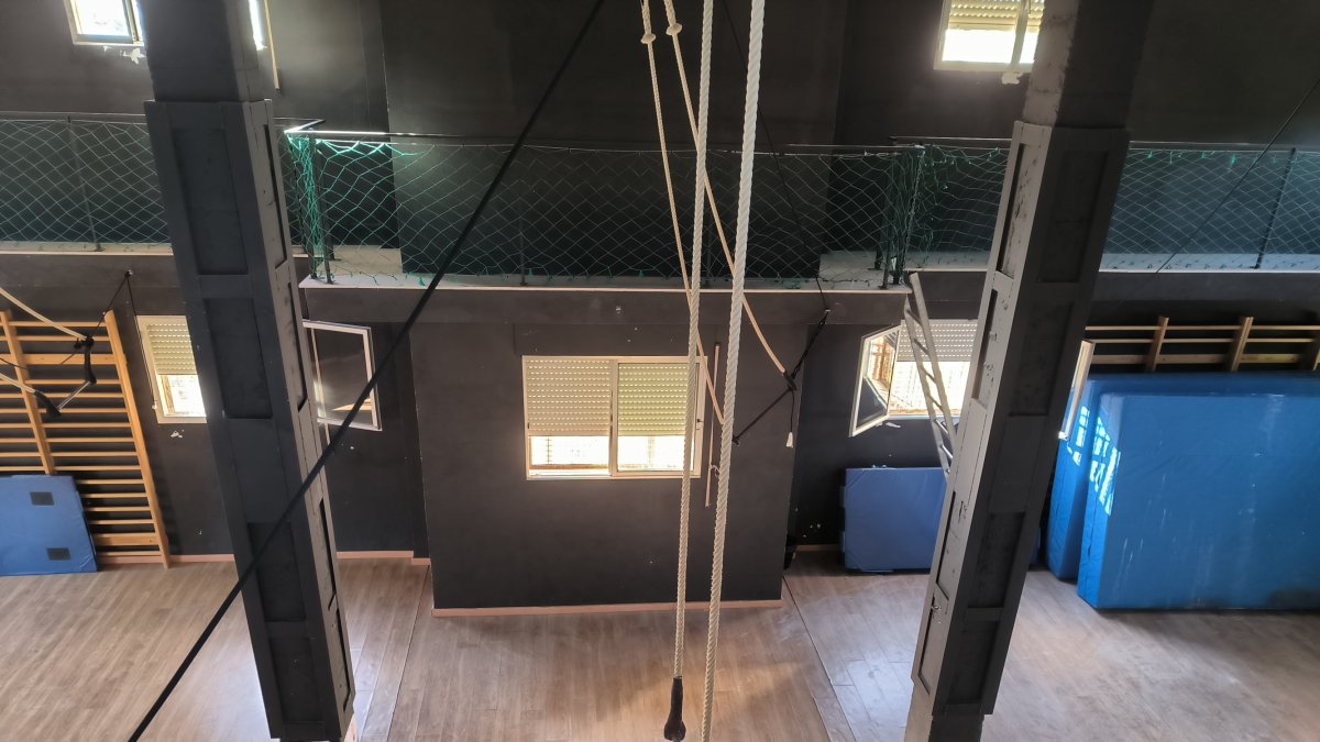 Fotografía del estado del Artilugio, el Centro de las Artes Gestuales y del Circo de Reus, el pasado mes de junio.