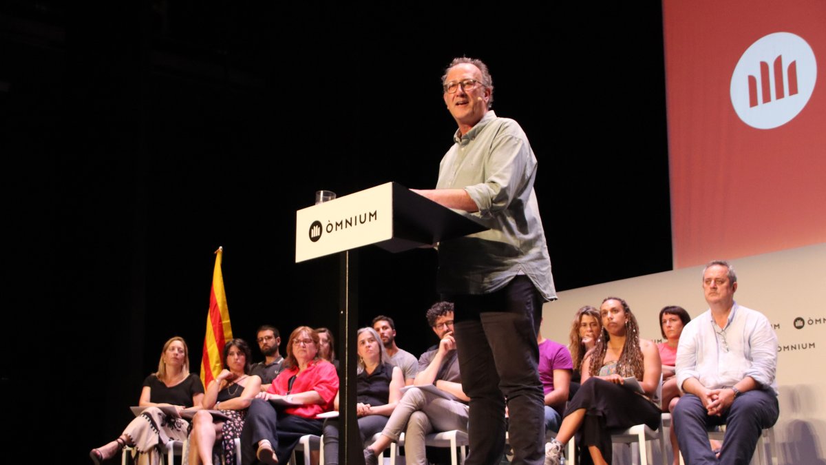 Imagen de archivo del presidente de Òmnium Cultural Xavier Antich