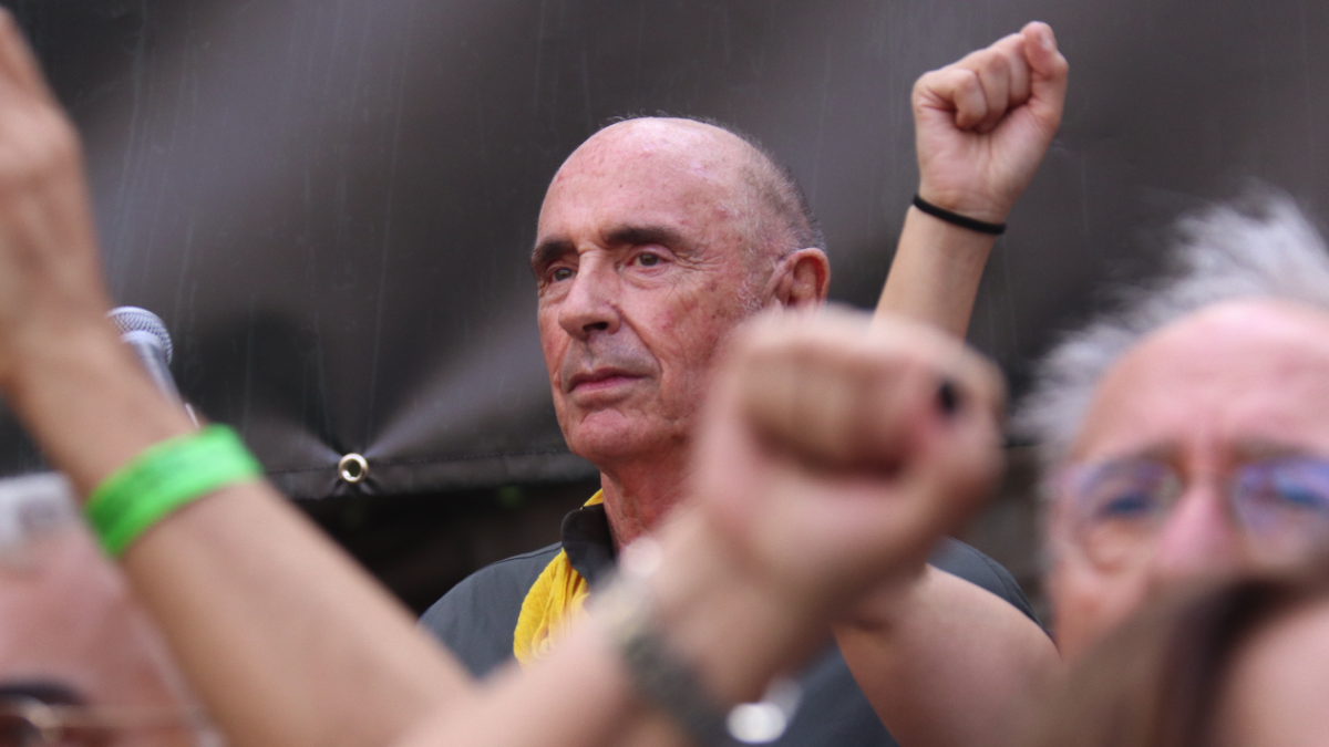 Imagen del presidente de la ANC, Lluís Llach.
