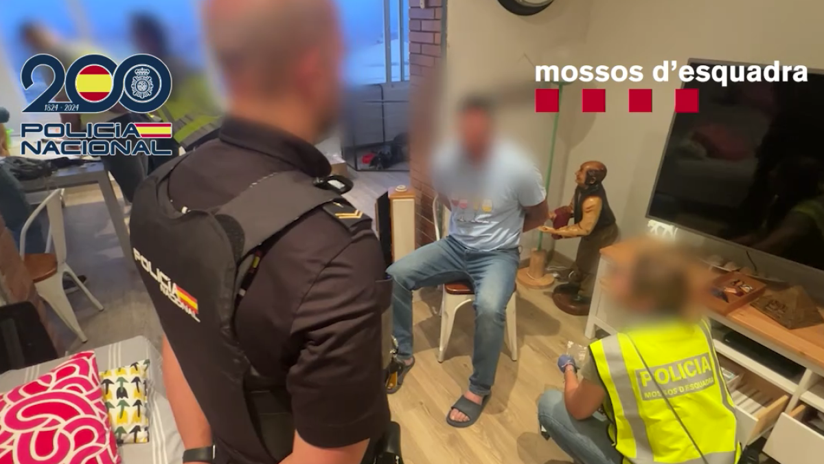 Operactiu policial contra una banda de robatoris violents