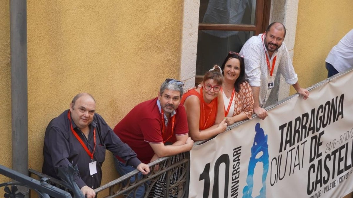 Imatge dels tres guanyadors dels passis d'ERC per gaudir de la diada de Sant Magí.