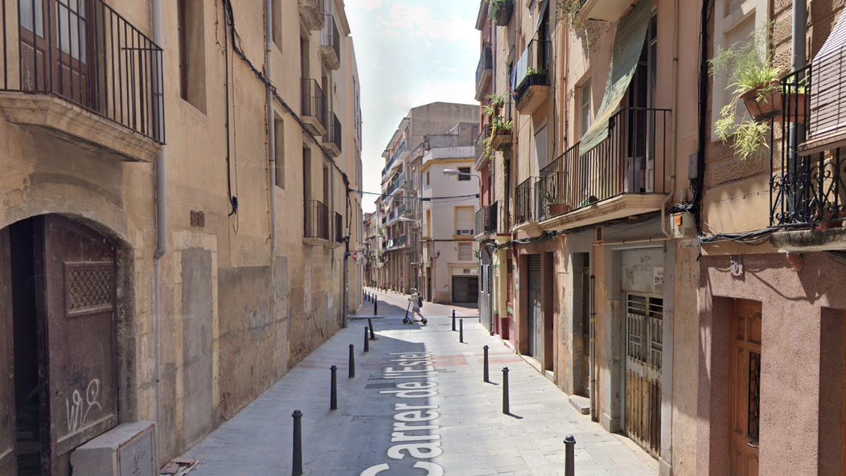 Imatge del carrer de l'Estel de Reus.