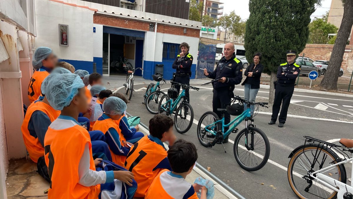 Imatge d'una activitat de formació de la Guàrdia Urbana de Reus.