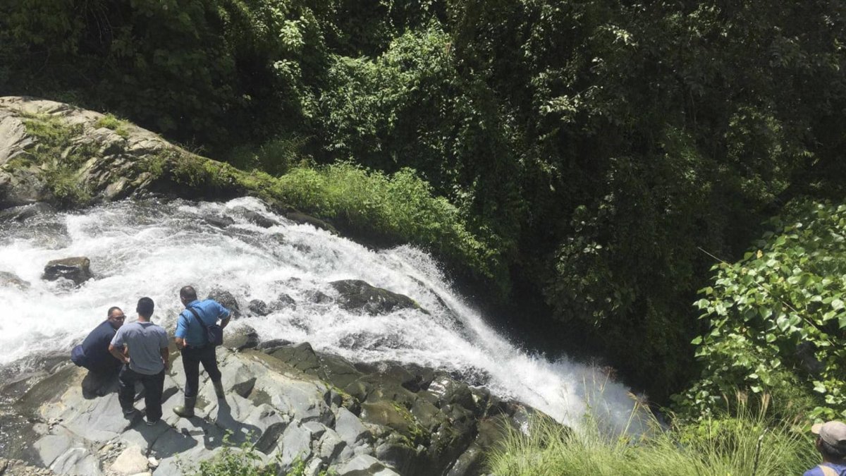 Lugar donde han recuperado el cadáver del turista catalán.